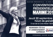 Convention présidentielle « REDRESSER L’ECOLE ET L’ENSEIGNEMENT SUPERIEUR »